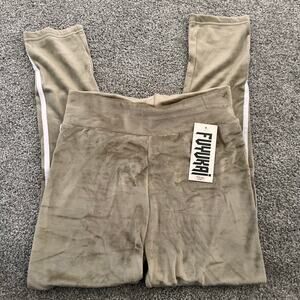 Fuyvkai Fleece Lounge Pants Joggers Size XL Olive Green Brown Beige